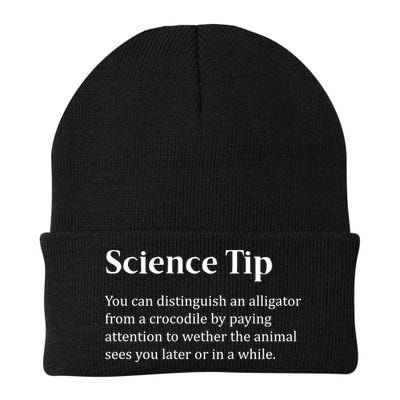 Crocodile Alligator Funny Science Tip Beanie