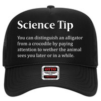 Crocodile Alligator Funny Science Tip Trucker Hat