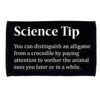 Crocodile Alligator Funny Science Tip Microfiber Hand Towel