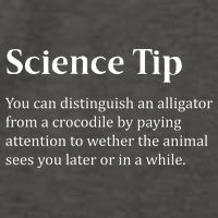 Crocodile Alligator Funny Science Tip Vector Backpack