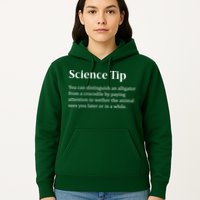 Crocodile Alligator Funny Science Tip Hoodie