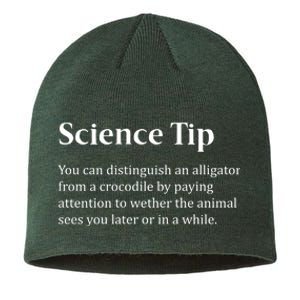 Crocodile Alligator Funny Science Tip Sustainable Beanie