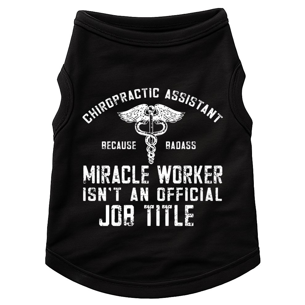 Chiropractic Assistant Face Paper Chiro Chiropractor Gift Doggie Tank