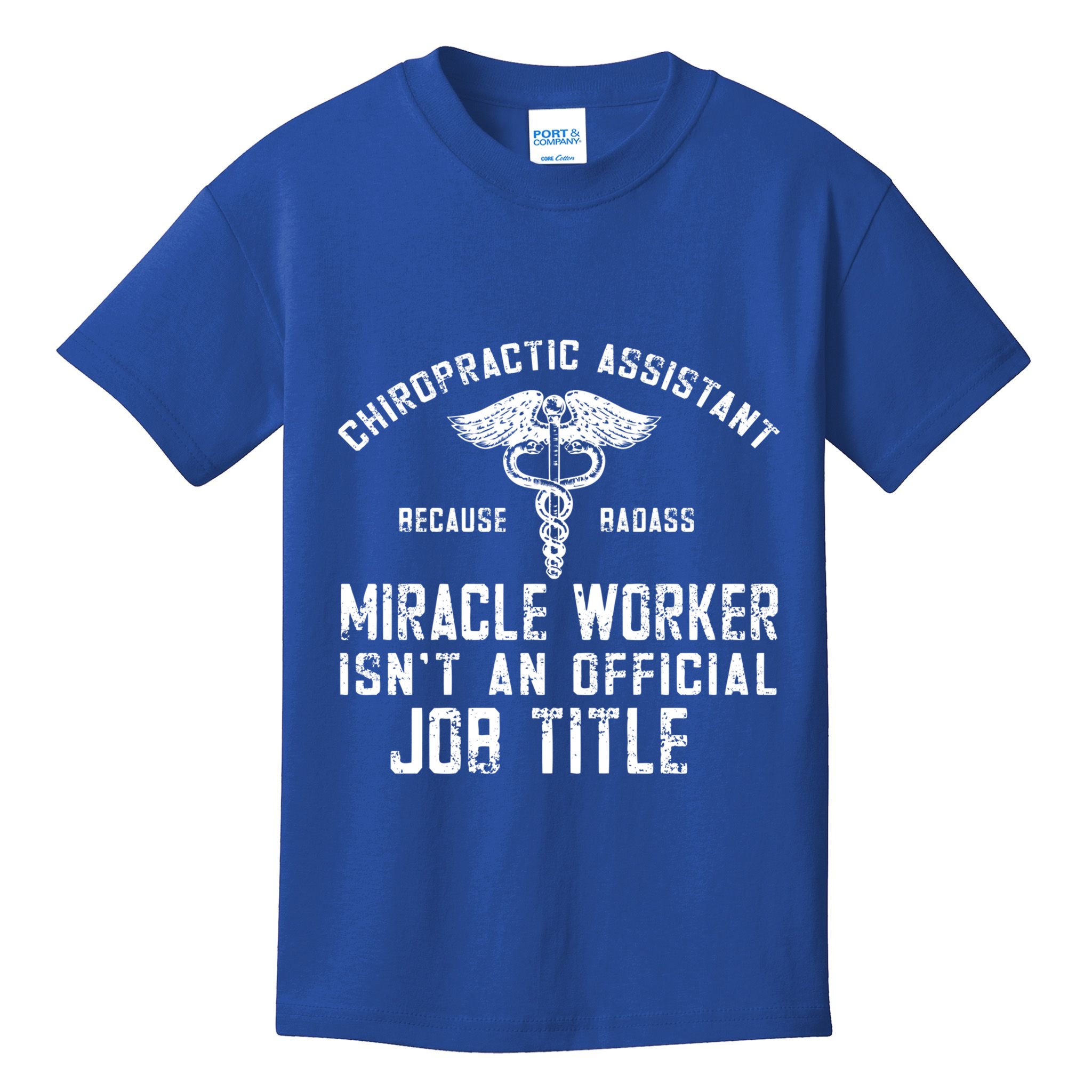 Chiropractic Assistant Face Paper Chiro Chiropractor Gift Kids T-Shirt