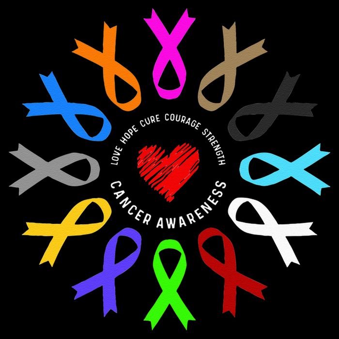 Cancer Awareness Fight Cancer Ribbon Cooling Performance Crew T-Shirt
