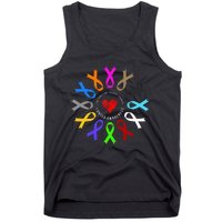 Cancer Awareness Fight Cancer Ribbon Tank Top