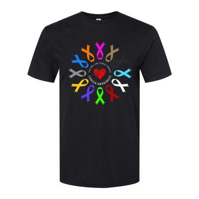 Cancer Awareness Fight Cancer Ribbon Softstyle CVC T-Shirt