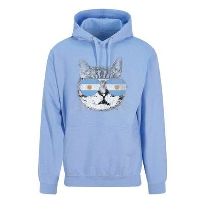 Cat Argentina Flag Country Retro Funny Gift Ank Op Unisex Surf Hoodie