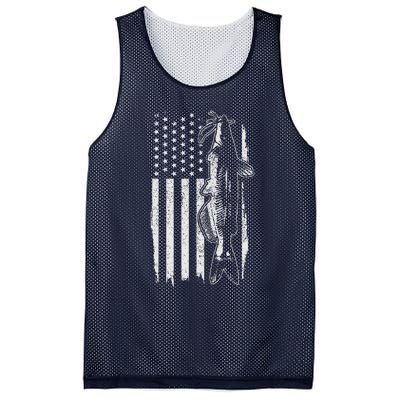 Catfish American Flag Patriotic Catfishing Fishing Gift Mesh Reversible Basketball Jersey Tank