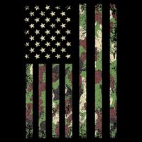 Camo American Flag USA Camouflage  Backpack