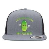 Cucumbers Are Food Not Pleasure Flat Bill Trucker Hat