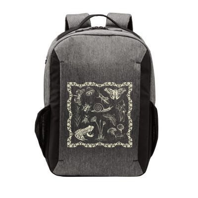 Cottagecore Aesthetic Frog And Mushroom Goblincore Vector Backpack