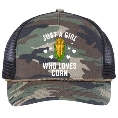 Corn Art For Kernel Corn Cob Lovers Retro Rope Trucker Hat Cap