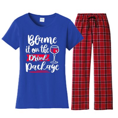 Cruise Alcohol Funny Ing Ers Wine Lover Great Gift Women's Flannel Pajama Set