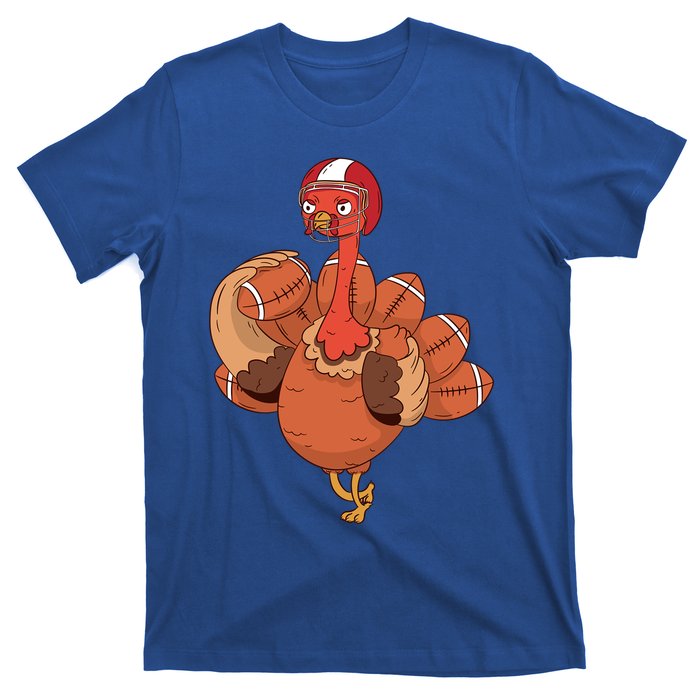 Cool American Football Turkey Gift T-Shirt