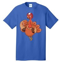 Cool American Football Turkey Gift Tall T-Shirt