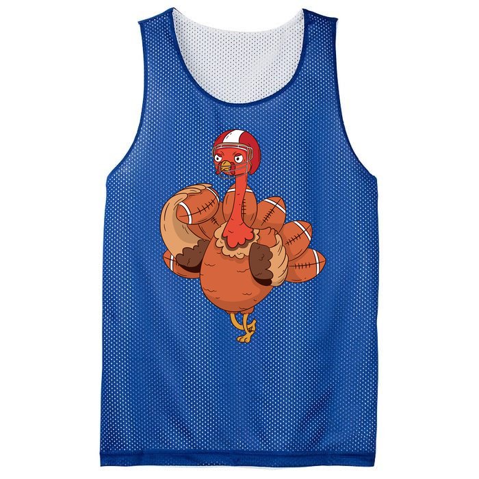 Cool American Football Turkey Gift Mesh Reversible Basketball Jersey Tank