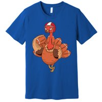 Cool American Football Turkey Gift Premium T-Shirt