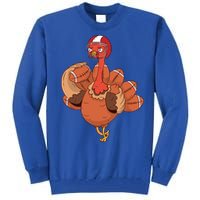 Cool American Football Turkey Gift Tall Sweatshirt