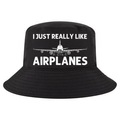 Cool Airplane For Aviation Plane Airplane Pilot Cool Comfort Performance Bucket Hat