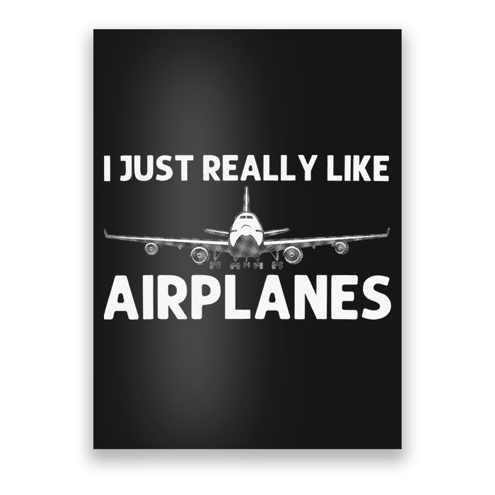 Cool Airplane For Aviation Plane Airplane Pilot Poster