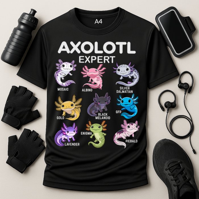 Cute Axolotl For & Or  - Axolotl Performance Shirt