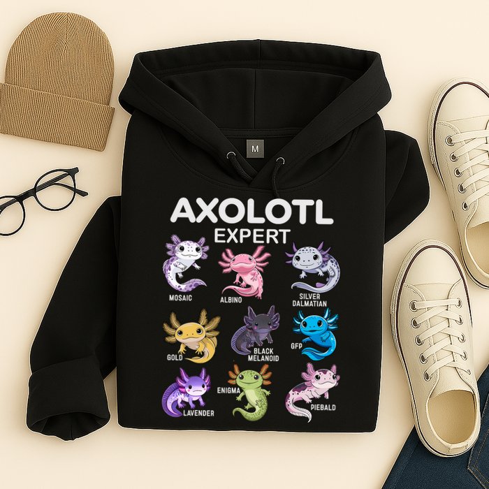 Cute Axolotl For & Or  - Axolotl Hoodie