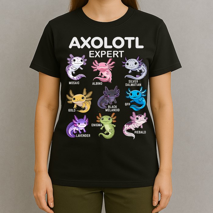 Cute Axolotl For & Or  - Axolotl T-Shirt