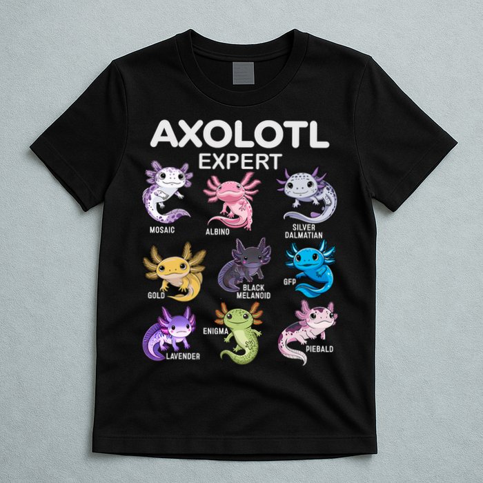 Cute Axolotl For & Or  - Axolotl T-Shirt