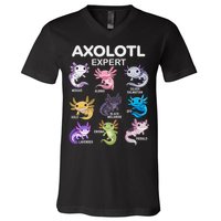 Cute Axolotl For & Or  - Axolotl V-Neck T-Shirt