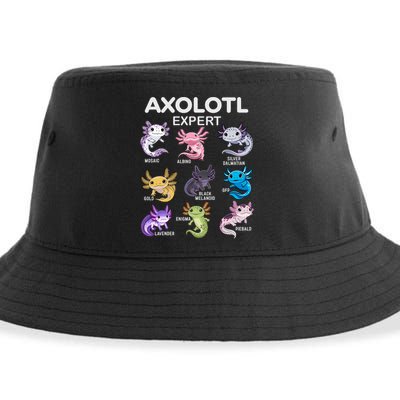 Cute Axolotl For & Or  - Axolotl Sustainable Bucket Hat