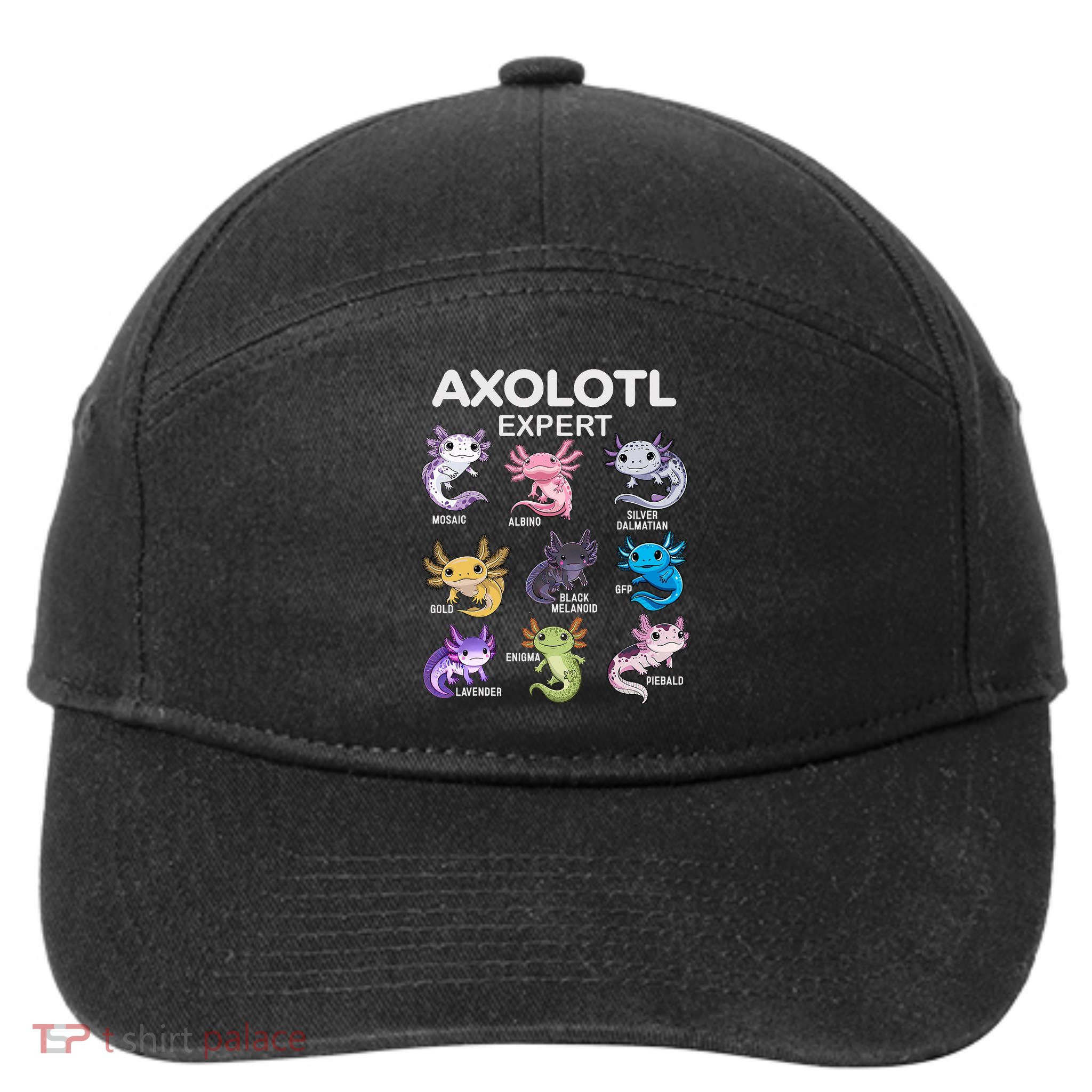 Cute Axolotl For & Or  - Axolotl 7-Panel Snapback Hat