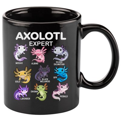 Cute Axolotl For & Or  - Axolotl 11oz C Handle Ceramic Mug
