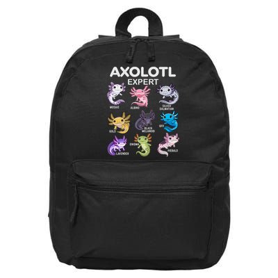 Cute Axolotl For & Or  - Axolotl 16 in Basic Backpack