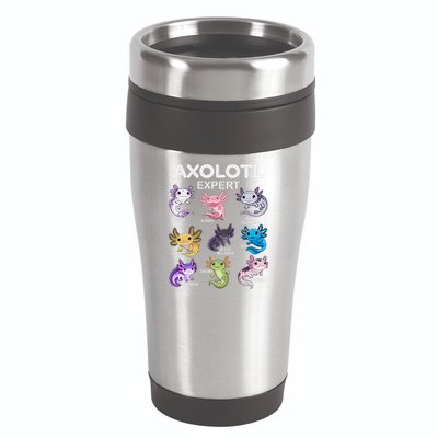 Cute Axolotl For & Or  - Axolotl 16oz Travel Tumbler