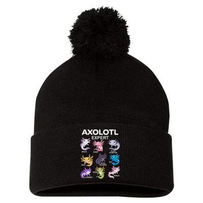 Cute Axolotl For & Or  - Axolotl Pom Pom 12in Knit Beanie