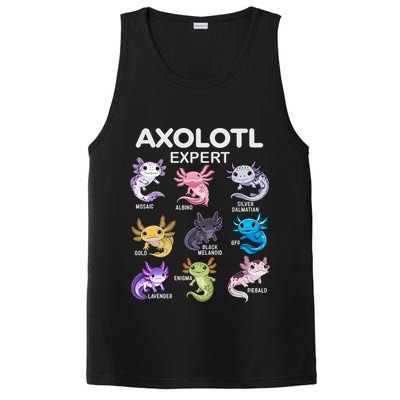 Cute Axolotl For & Or  - Axolotl PosiCharge Competitor Tank