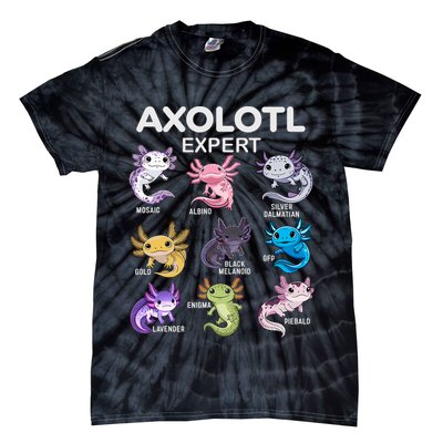 Cute Axolotl For & Or  - Axolotl Tie-Dye T-Shirt