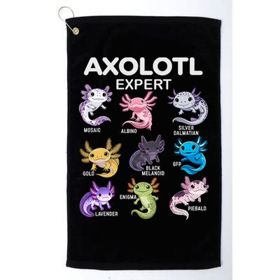Cute Axolotl For & Or  - Axolotl Golf Towel