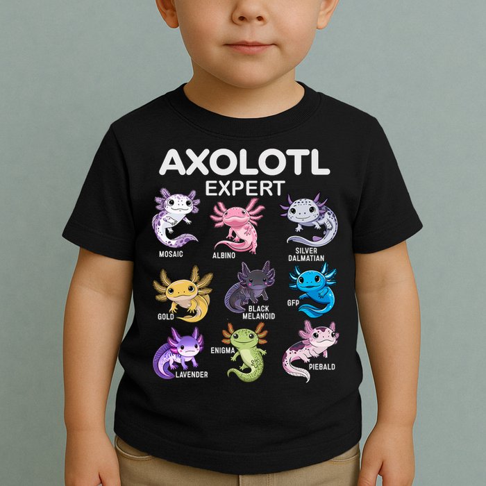 Cute Axolotl For & Or  - Axolotl Toddler T-Shirt