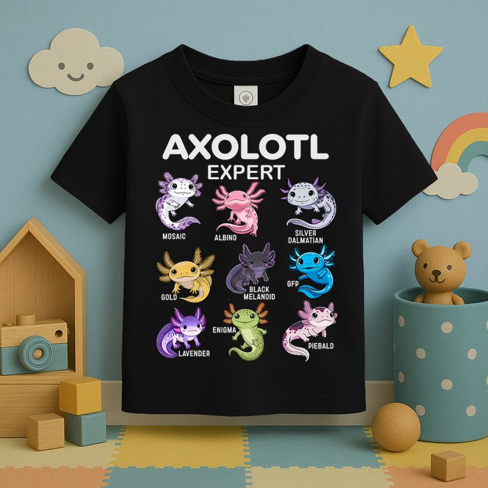 Cute Axolotl For & Or  - Axolotl Toddler T-Shirt