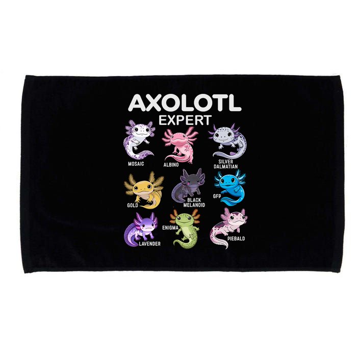 Cute Axolotl For & Or  - Axolotl Microfiber Hand Towel