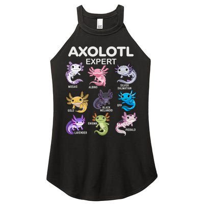 Cute Axolotl For & Or  - Axolotl Women's Perfect Tri Rocker Tank