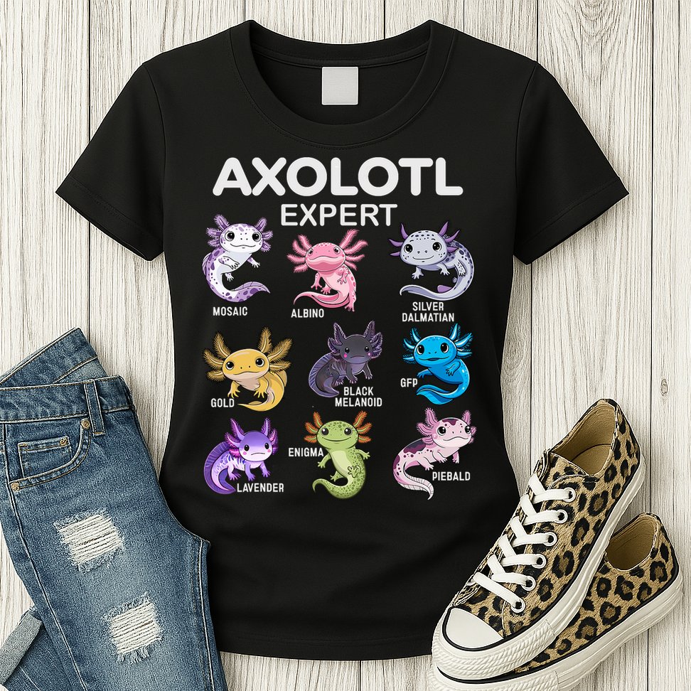 Cute Axolotl For & Or  - Axolotl Womens T-Shirt