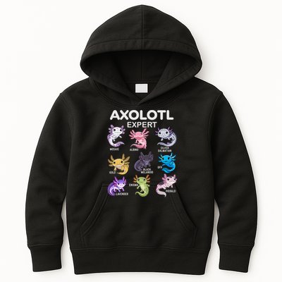 Cute Axolotl For & Or  - Axolotl Kids Hoodie
