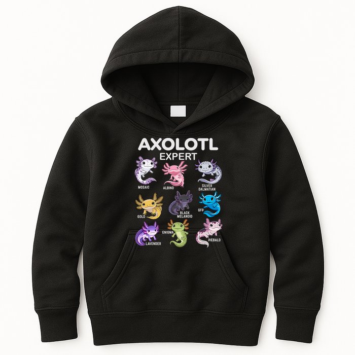 Cute Axolotl For & Or  - Axolotl Kids Hoodie