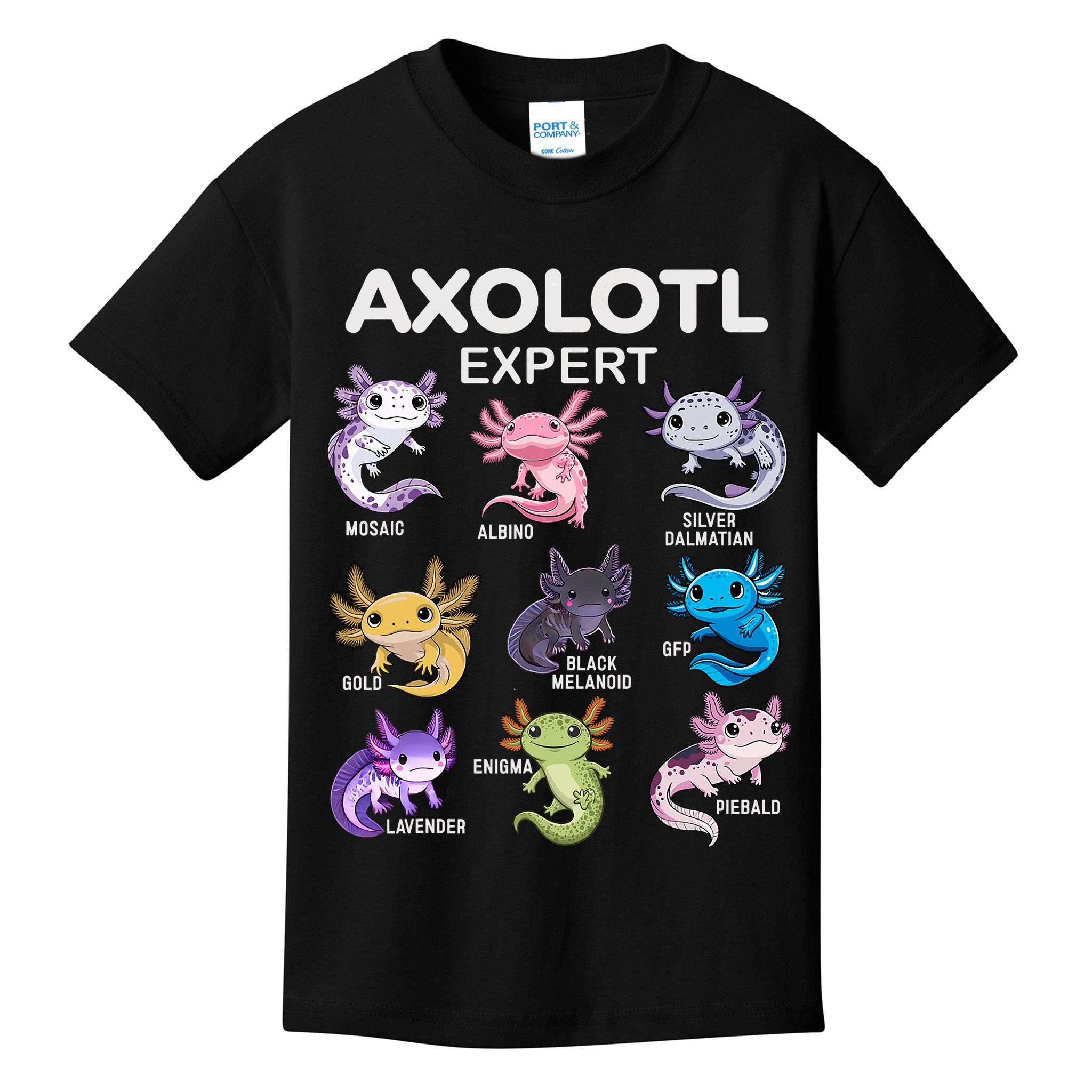 Cute Axolotl For & Or  - Axolotl Kids T-Shirt