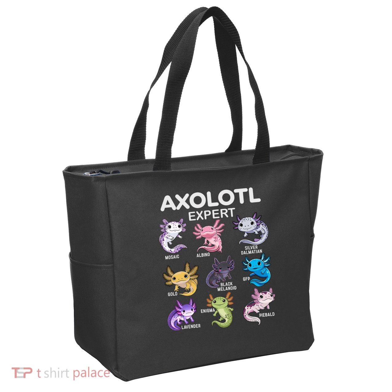Cute Axolotl For & Or  - Axolotl Zip Tote Bag