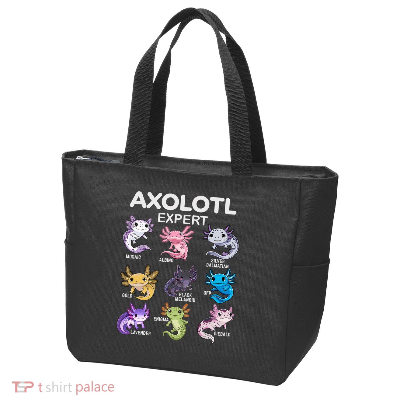 Cute Axolotl For & Or  - Axolotl Zip Tote Bag