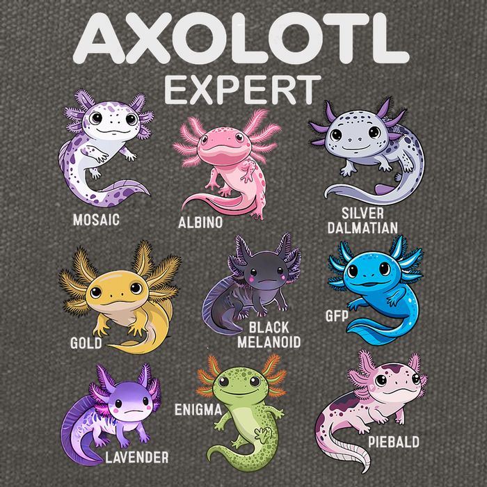 Cute Axolotl For & Or  - Axolotl Cotton Canvas Backpack